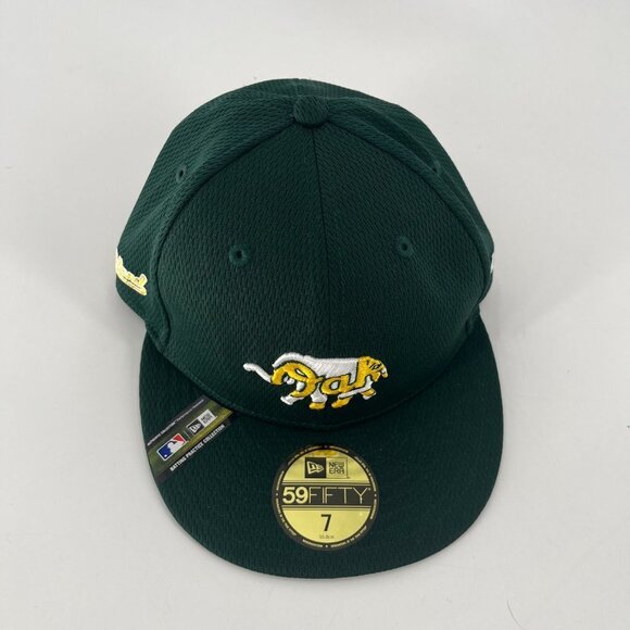 Oakland Athletics A's Elephant MLB Official On-Field Cap Size 7 = Medium NWT - Picture 2 of 12